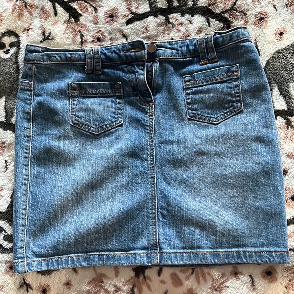 jean skirt